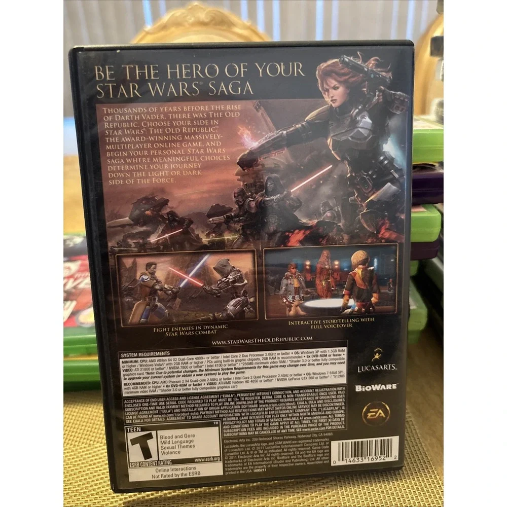 Star Wars The Old Republic PC 2011 Disc 2 & Disc 3 Only